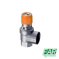 Valvola Di Sicurezza 6 Bar FAR 2006 1/2'' Per Pannelli Solari