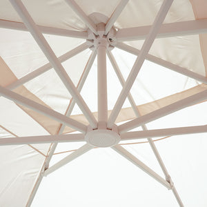 Ombrellone Decentrato da Giardino 2x3m in Alluminio Panna