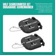 Contatore Punteggi Mini e Portatile - Contatore Punteggi Golf - Contatore Punteggi Petanque - Tabellone di Punteggi - Chiusura con Chiave - Materiale ABS Durevole - Adatto a Giochi di Pallapugno - Contatore Punteggi