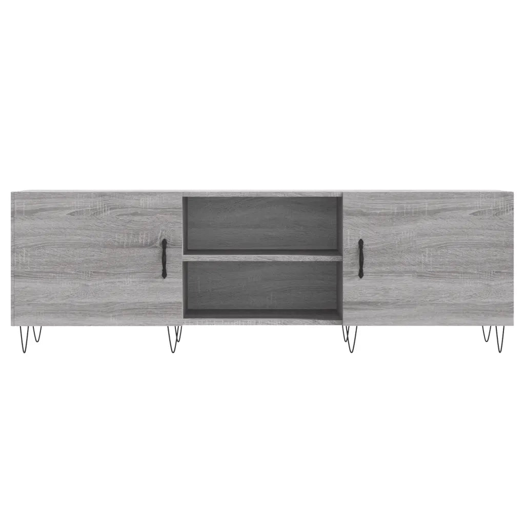 Mobile Porta TV Grigio Sonoma 150x30x50 cm in Legno Multistrato 829098