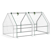 Serra da giardino tunnel ¨C zephmum ¨C bianco 180x90x90 cm