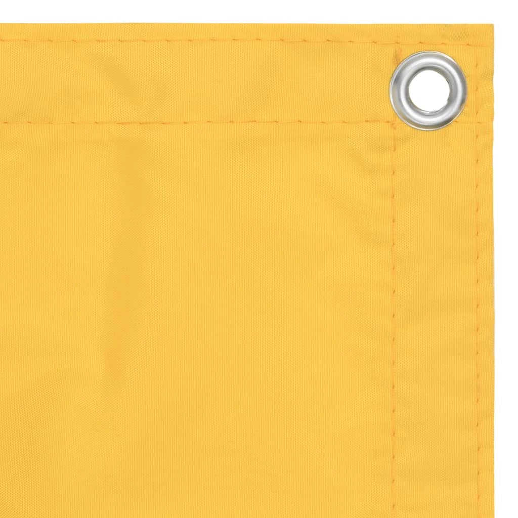 Schermo per balcone schermo per la privacy 75 x 300 cm tessuto Oxford giallo 02_0010192