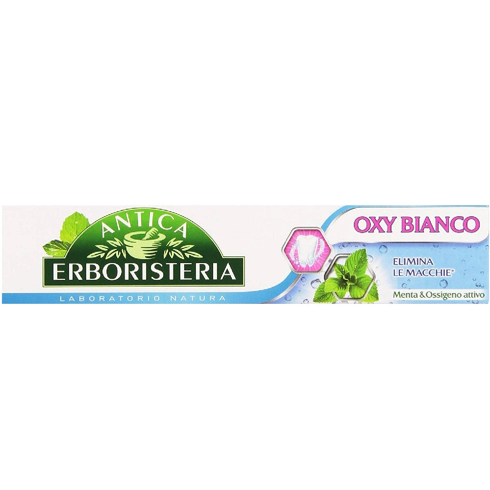 Multipack da 30 dentifrici antica erboristeria oxy bianco - confezione da 75 ml ciascuna