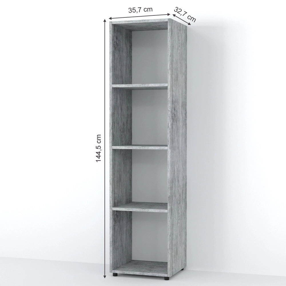 Vicco Scaffale Grigio 142.5 x 36.2 cm