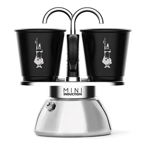 Caffettiera bialetti 0007310 mini express cromo e nero