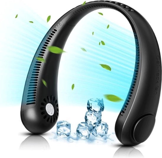 Ventilatore per il collo - Ventilatore portatile per il collo - Ventilatore per il viso - Ventilatore per il collo portatile