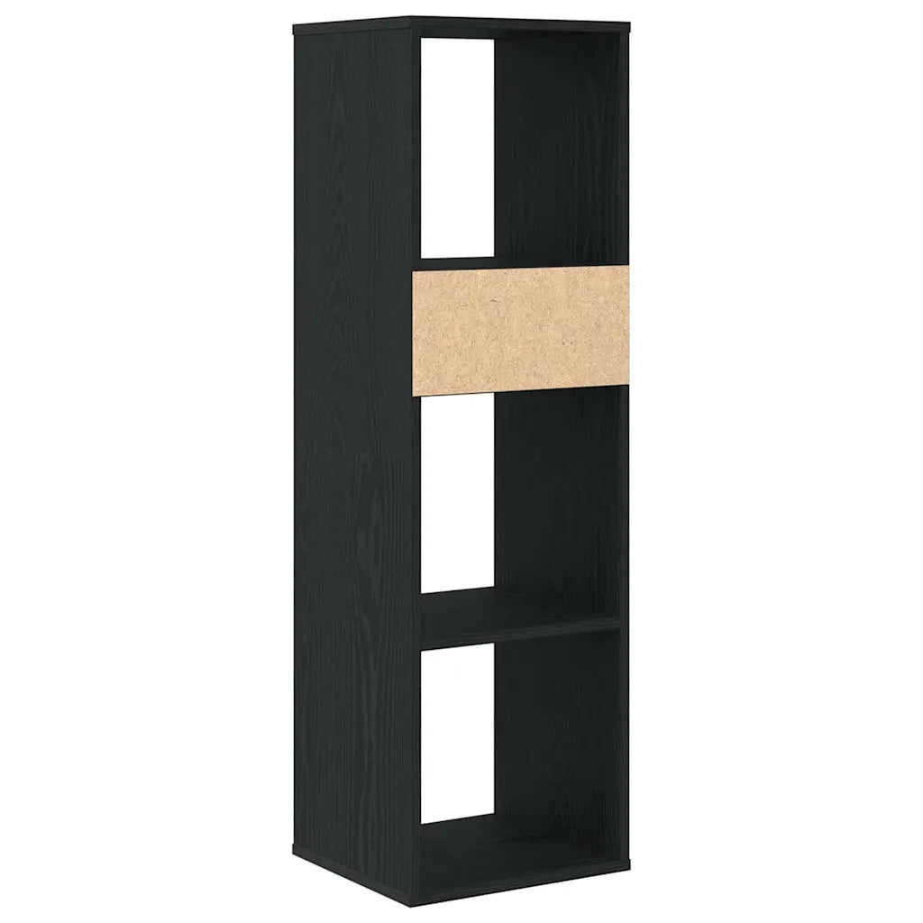 Libreria Nera 34x31x112 cm in Legno Multistrato 860284
