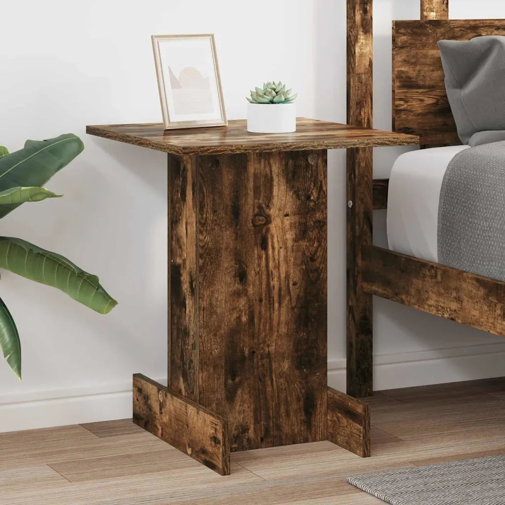 Tavolino Rovere fumé 44,5 x 45 x 55 cm Legno ingegnerizzato 891220