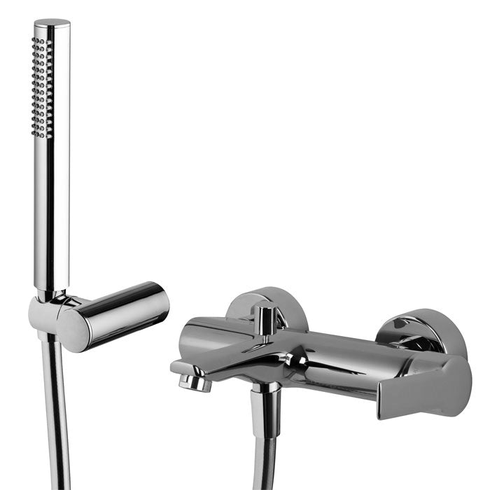 MISCELATORE VASCA ESTERNO CON SET DOCCIA S/M SERIE MAST
