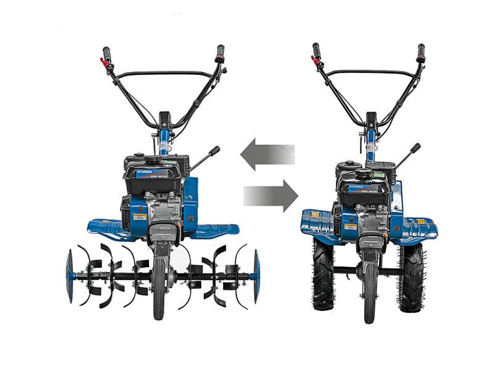 Motozappa Hyundai 35131 con motore a benzina e fresa da 80cm