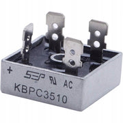 Ponte Raddrizzatore KBPC5010 – Corrente Massima 50A, Tensione 1000V | Dimensioni 29x29x11mm