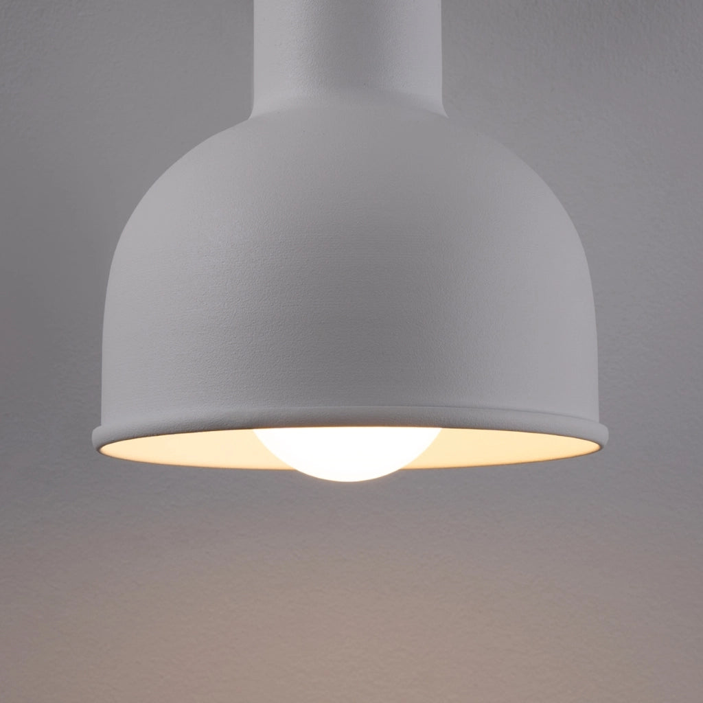 Applique Pure Lume KORSSO bianca cupola E27 15W lettura