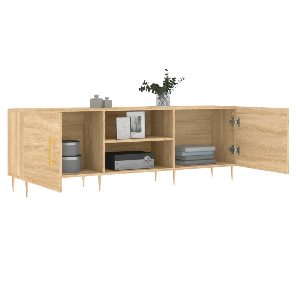 Mobile Porta TV Rovere Sonoma 150x30x50 cm in Legno Multistrato 829087
