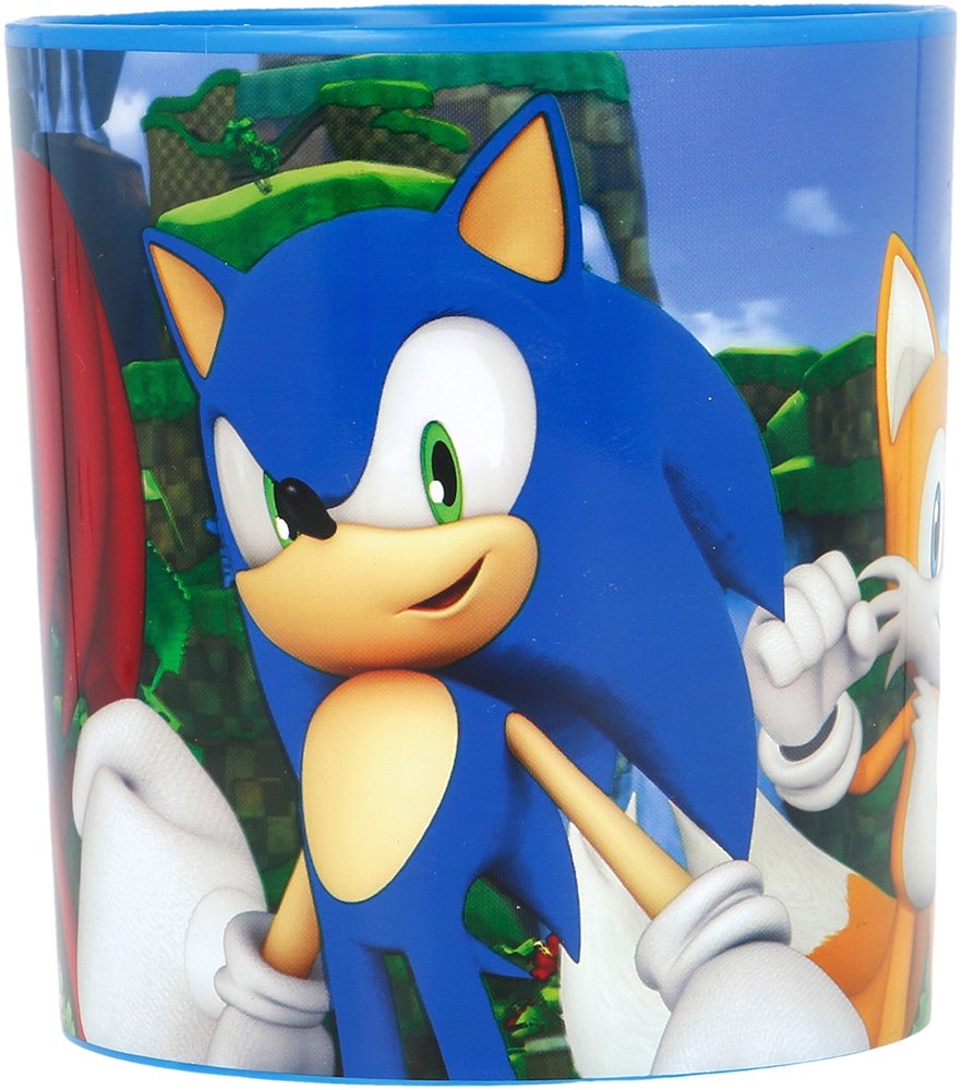 Tazza in plastica Bambini Sega Sonic da 350 ml