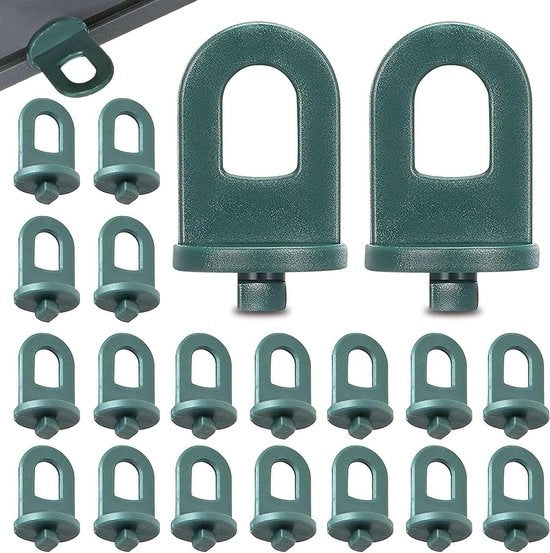 50 clip per stabilizzare vasi per piante supporti per piante attacchi per piante accessori per giardinaggio viti per piante rete di protezione per piante schermo per piante verde