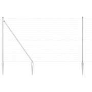 Recinzione da Giardino | Recinzione con Posto Argento 1,5 x 10 m Acciaio