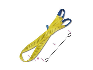 Fascia di sollevamento Betafer Robur 8156 4-T2 alta tenacitA~ 2 strati 3000Kg - 6 metri