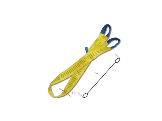 Fascia di sollevamento Betafer Robur 8156 4-T2 alta tenacitA~ 2 strati 3000Kg - 5 metri