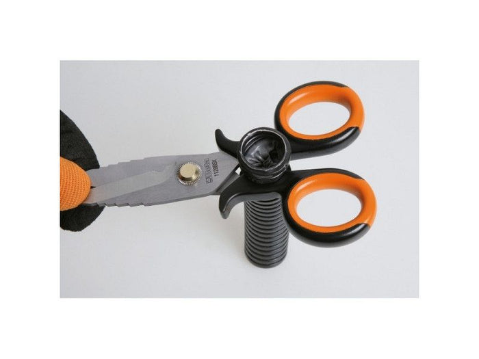 Forbici 1128BSX Beta per elettricisti 13/24mm con custodia agganciabile