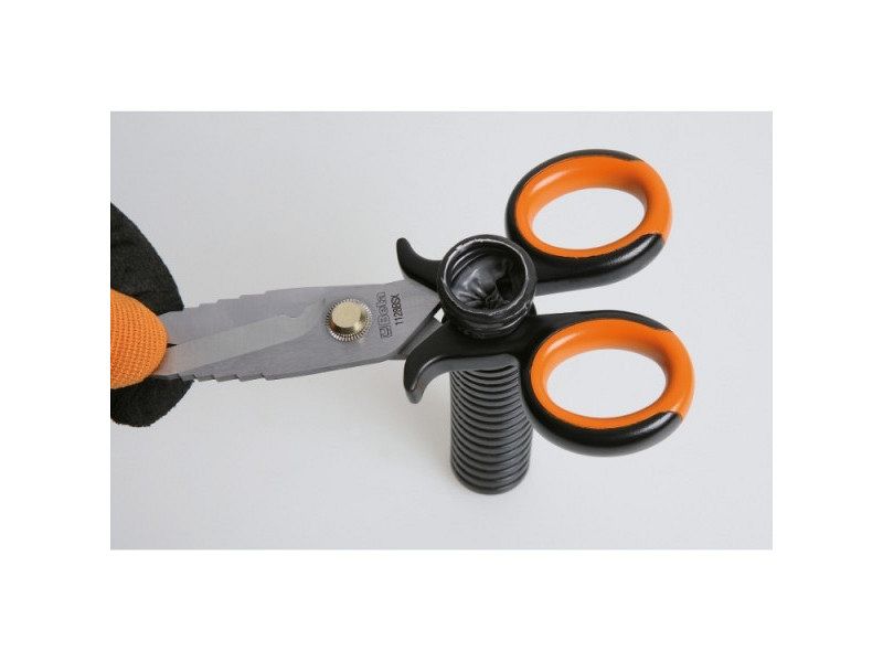 Forbici 1128BSX Beta per elettricisti 13/24mm con custodia agganciabile