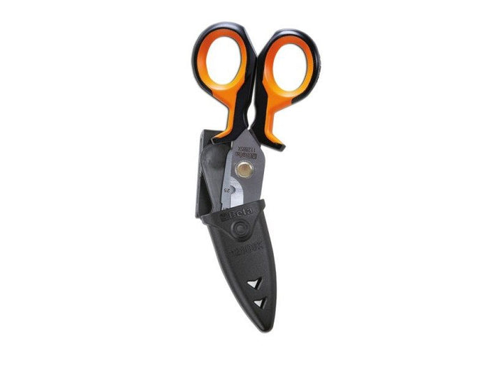 Forbici 1128BSX Beta per elettricisti 13/24mm con custodia agganciabile