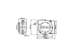 Avvolgitubo automatico 1900M Beta 10x15mt per aria compressa o acqua fredda