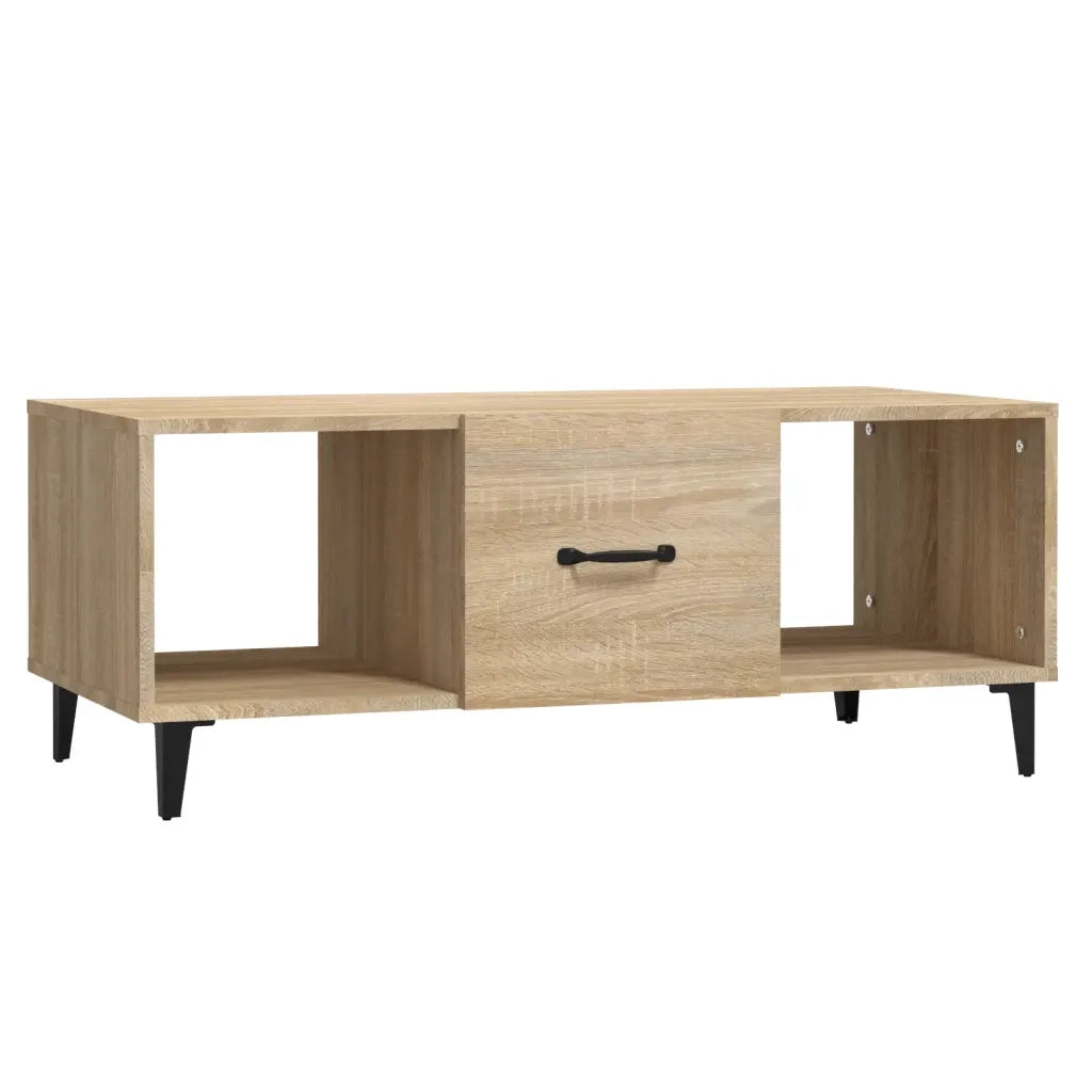 Tavolino da Salotto Rovere Sonoma 102x50x40cm Legno Multistrato cod mxl 26002