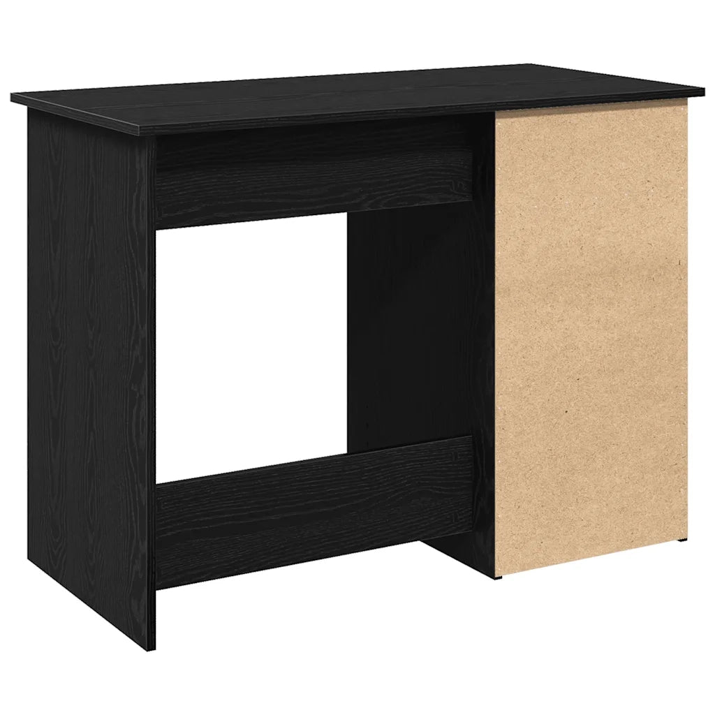 Scrivania Nera 102x50x75 cm in Legno Multistrato 860464