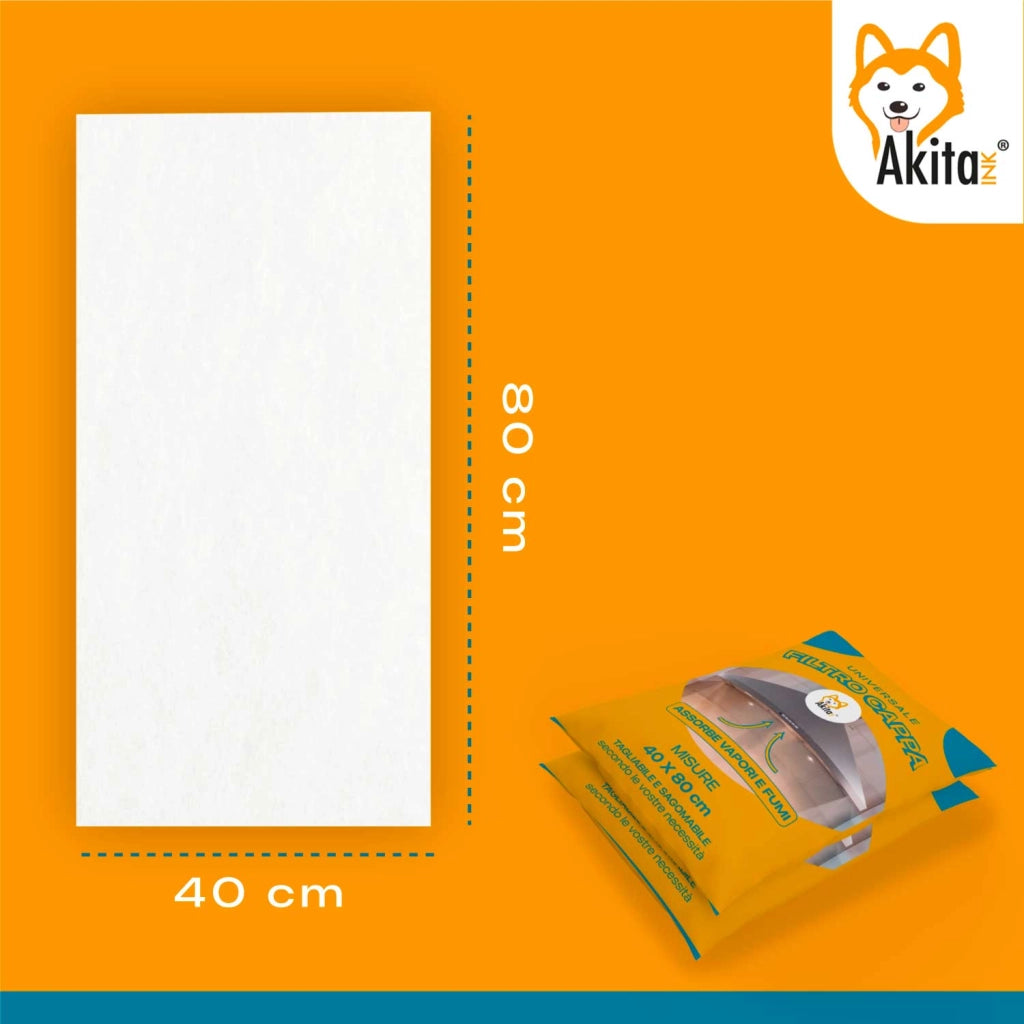 Filtro Cappa Cucina Akitaink 40x80 cm Universale 2 PZ