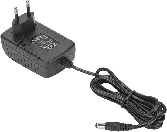 Adattatore 12V 2A AC a DC per CCTV e telecamere IP con connettore 2,1mm x 5,5mm