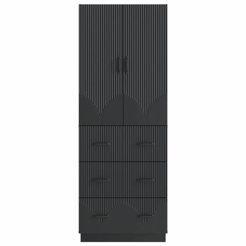 Set di armadi 2 pcs Nero 66 x 34,5 x 87 cm Legno ingegnerizzato 3416800