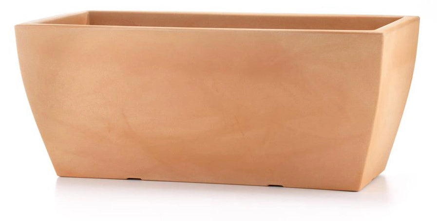 Vaso 33x66x28 cm in Polietilene Jardinera Veneto 66 Anticato