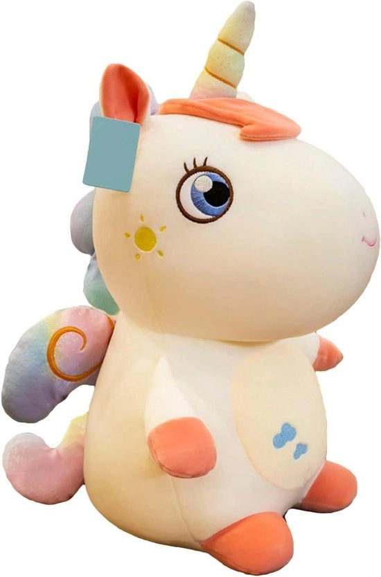 Orsacchiotto di peluche - cuscino amicino - regalo per bambine - bianco 30cm.