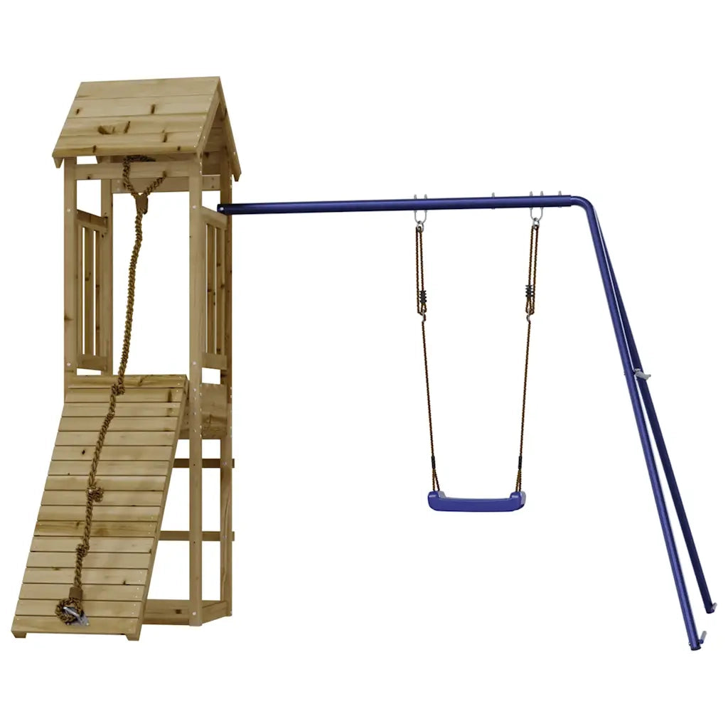 Set da Gioco da Esterno in Legno di Pino Impregnato CFW4055616