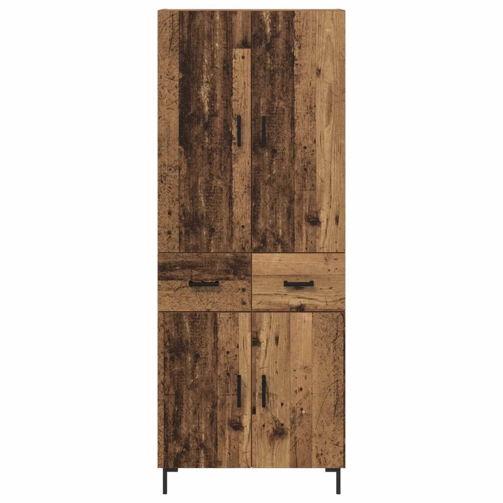 Credenza-Buffet-Armadio da cucina Legno vecchio 69,5 x 34 x 180 cm Legno multistrato 588628
