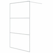 Parete Doccia Walk in Bianca 115x195 cm Vetro Trasparente ESG CFW7625803