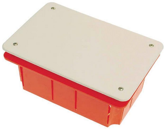 cassetta di derivazione incorporata con coperchio ip40 cm 12x10x5 mm 120x100x50 cod:ferx.11860