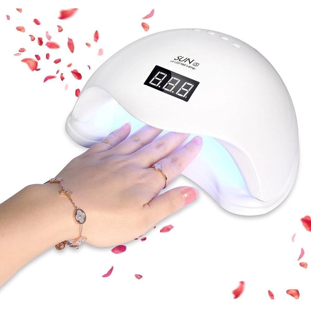 Trade Shop - Fornetto Led Uv 48w 24 Led Per Ricostruzione Colata Gel Unghie Unghia Nail -