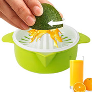 Citrus Spremiatore Professionale - Limoen Spreider Keuken - Sap Maken - Superiore Materiale PP - 15,5 x 8,5 cm - Arancione Blu Verde