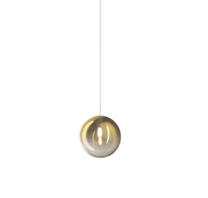 SOSPENSIONE CROMO 5 LUCI TONDA VETRI OR + BR + AM + RA + FU 1184CR-S5 T-MS