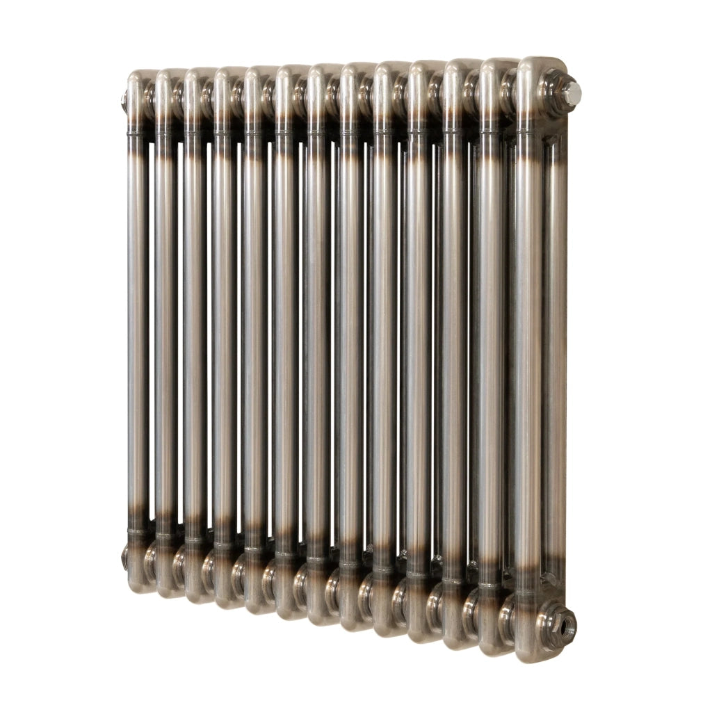 Radiatore 2 Colonne Orizzontale Metallo Grezzo 600x605 mm