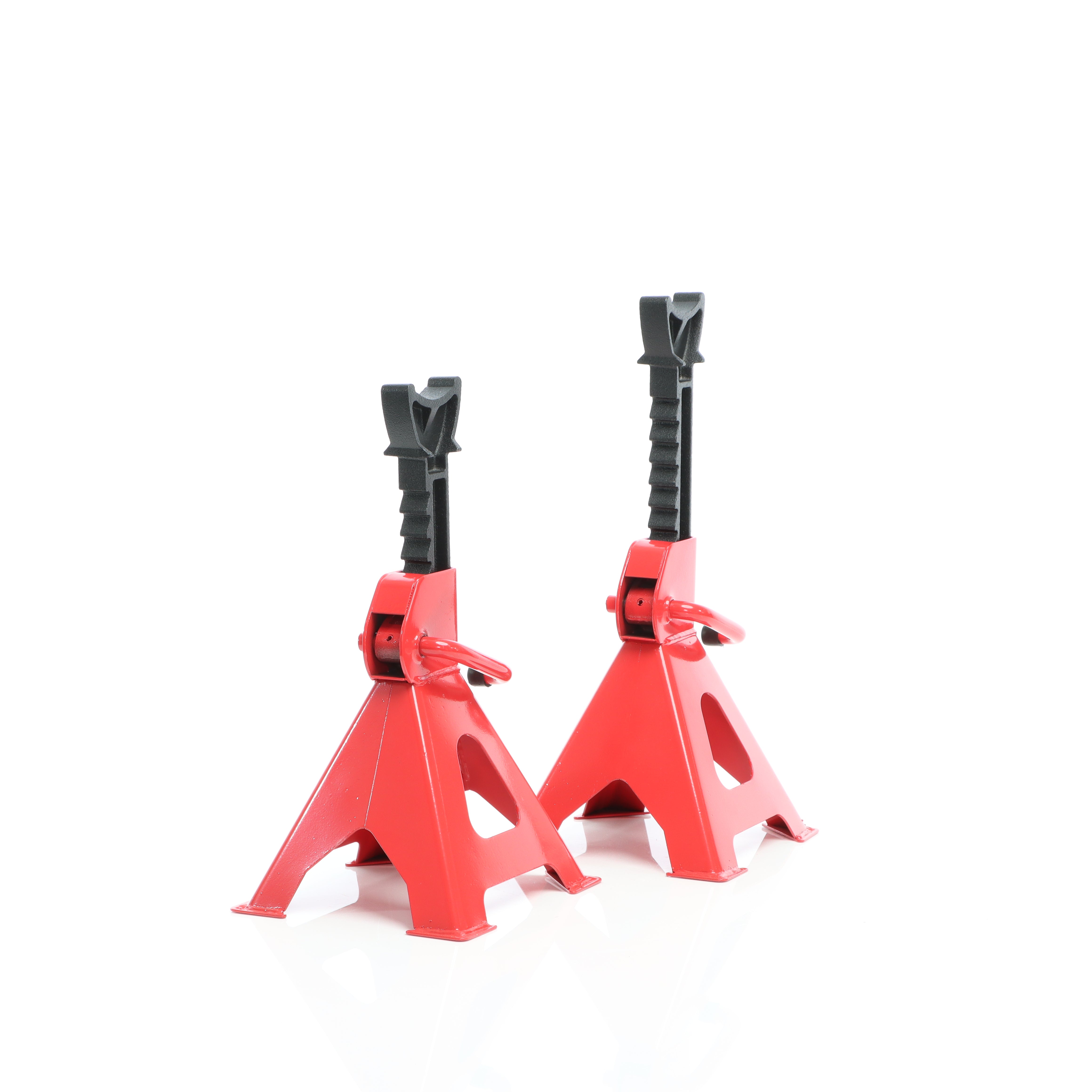 Set di 2 cavalletti di supporto da max 3000 kg ciascuno Colonnetta di sostegno