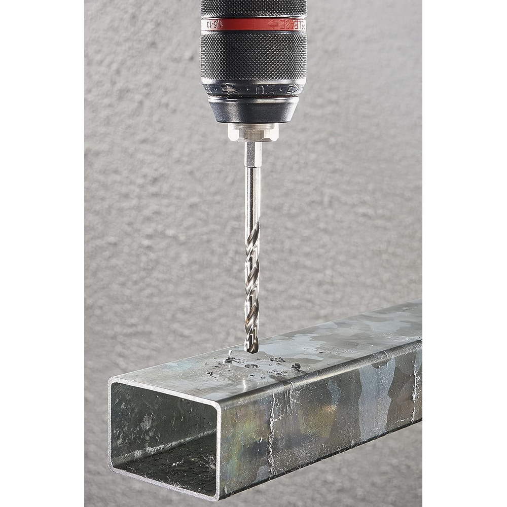 Punte Trapano per Metallo Ø 2-6 mm Attacco Esagonale Wolfcraft Set 5 pz