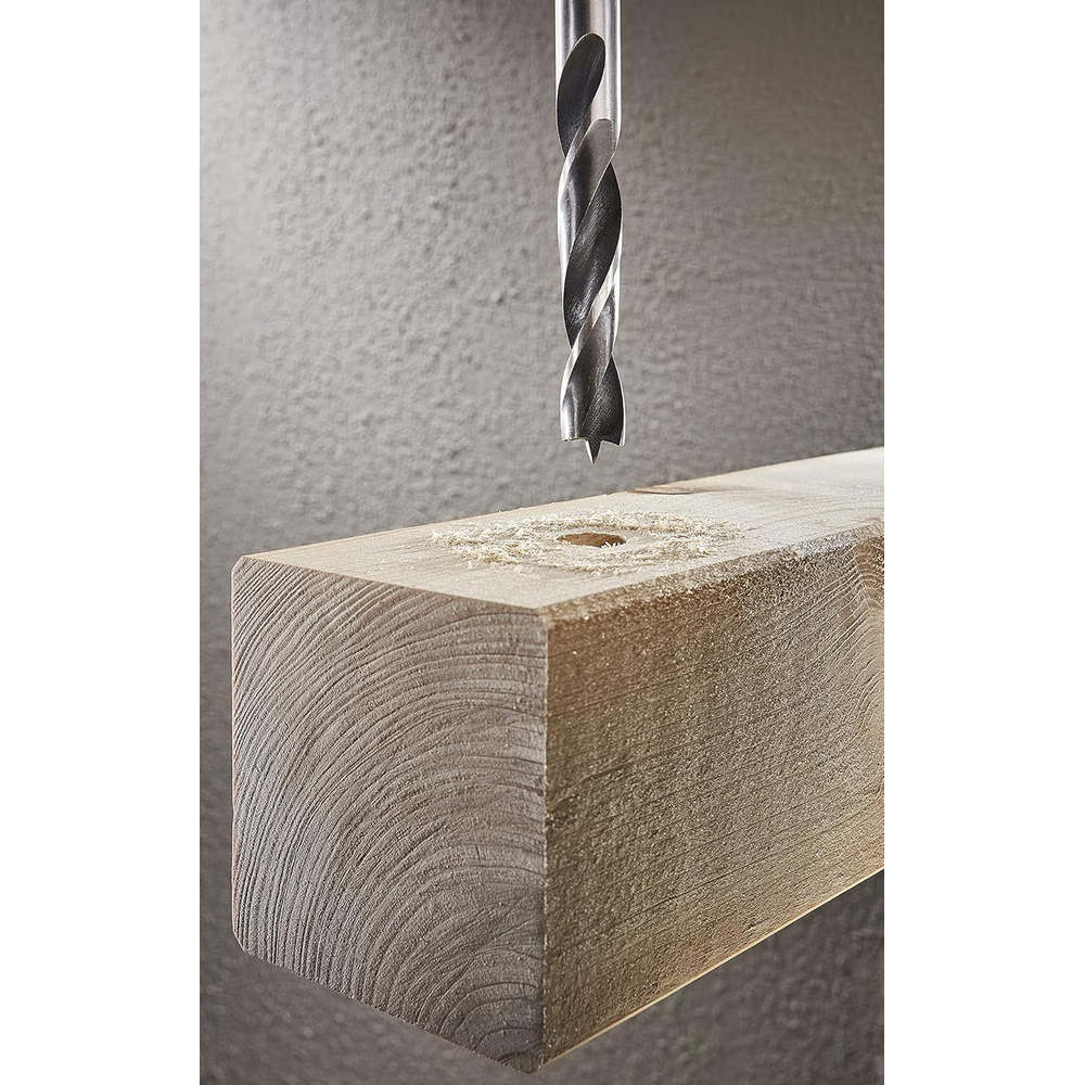 Set 6 Punte per Legno Ø 3–10 mm con Svasatore Wolfcraft