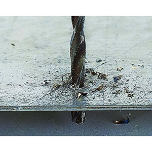 Set 13 Punte Trapano per Ferro in HSS Rullate Wolfcraft Ø 1.5 - 6.5 mm