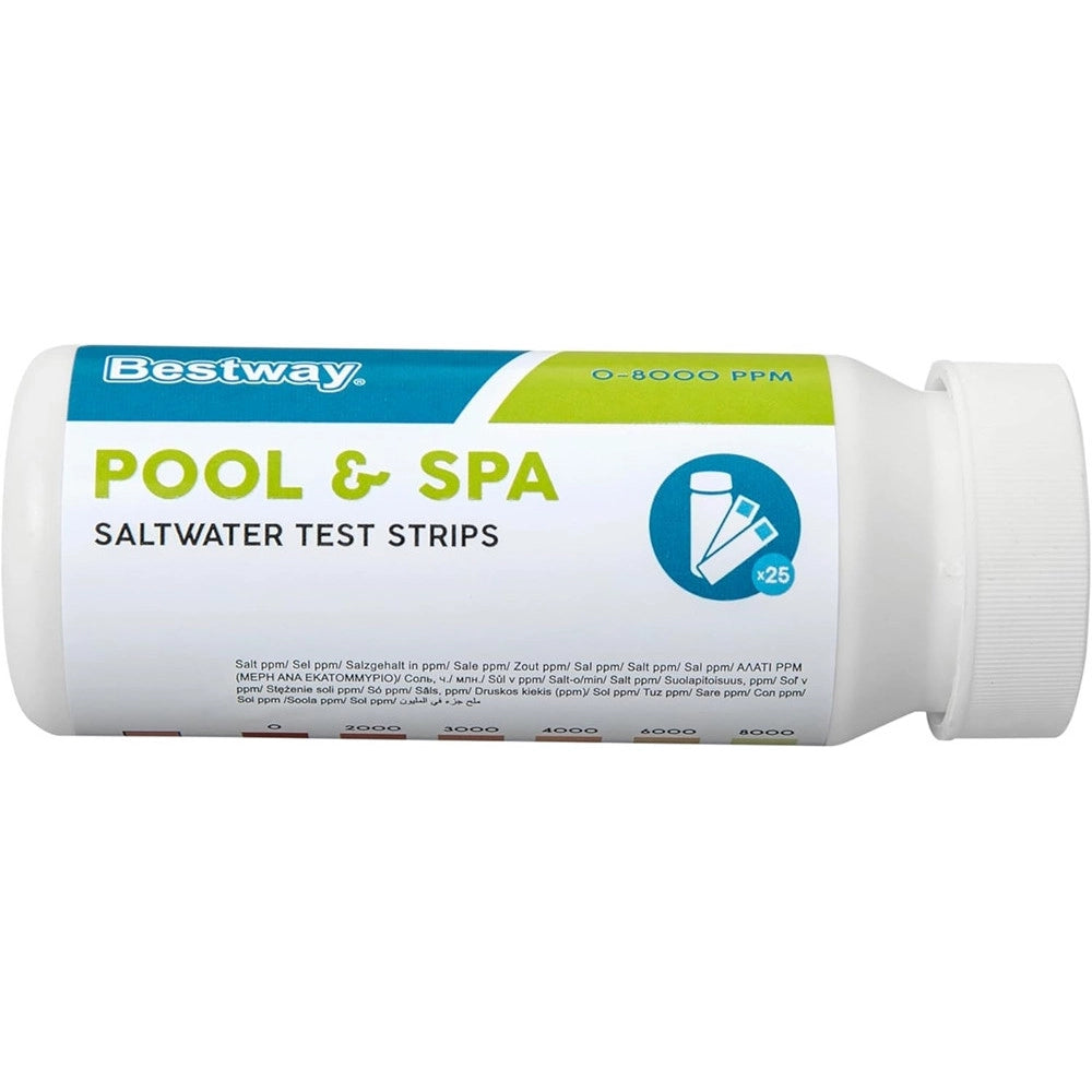 Trade Shop - Strisce Test Reattive Per Piscine Idromassaggi Spa Clorinatore Ad Acqua Salata 58767 -