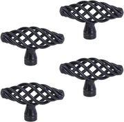 4 pezzi di gru di cucina per mobili vittaggio classici eleganti per armadi porte finestre e battiscopa (con viti)