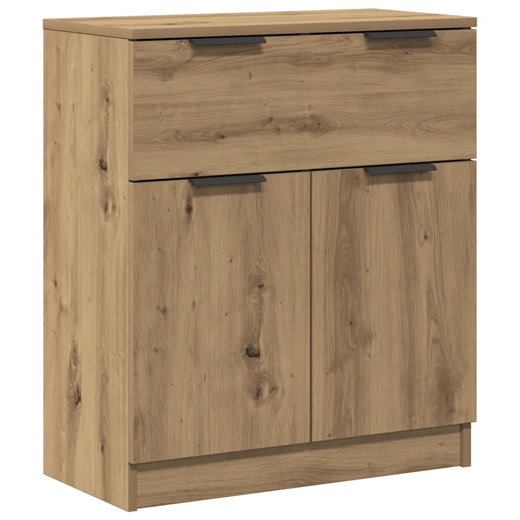 Credenza Rovere Artigianale 60x30x70 cm in Legno Multistrato