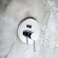 Miscelatore doccia incasso doppia uscita con deviatore