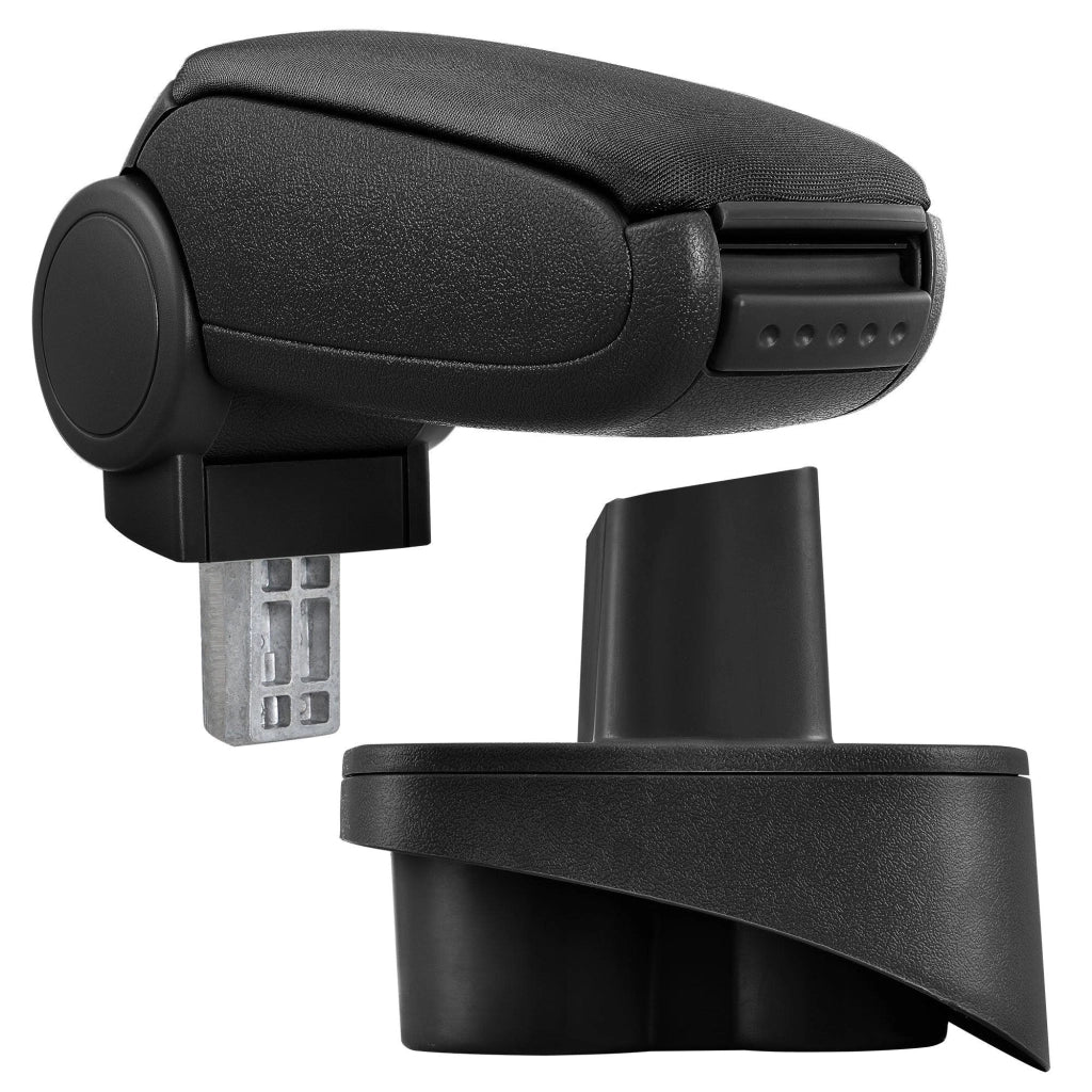 Bracciolo centrale per Mercedes Classe A W168 con scomparto imbottito in tessuto nero 03_0000519
